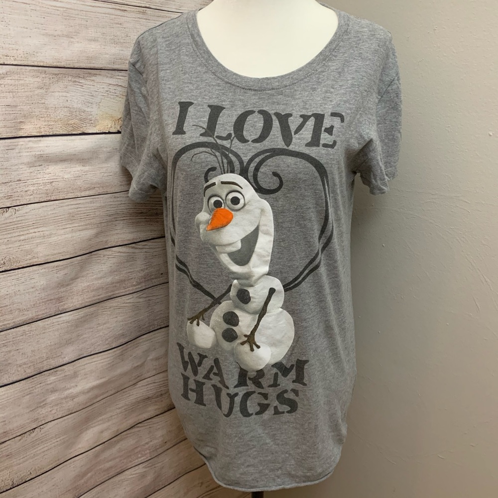 DISNEY | I Love Warm Hug Olaf Short Sleeve Tee